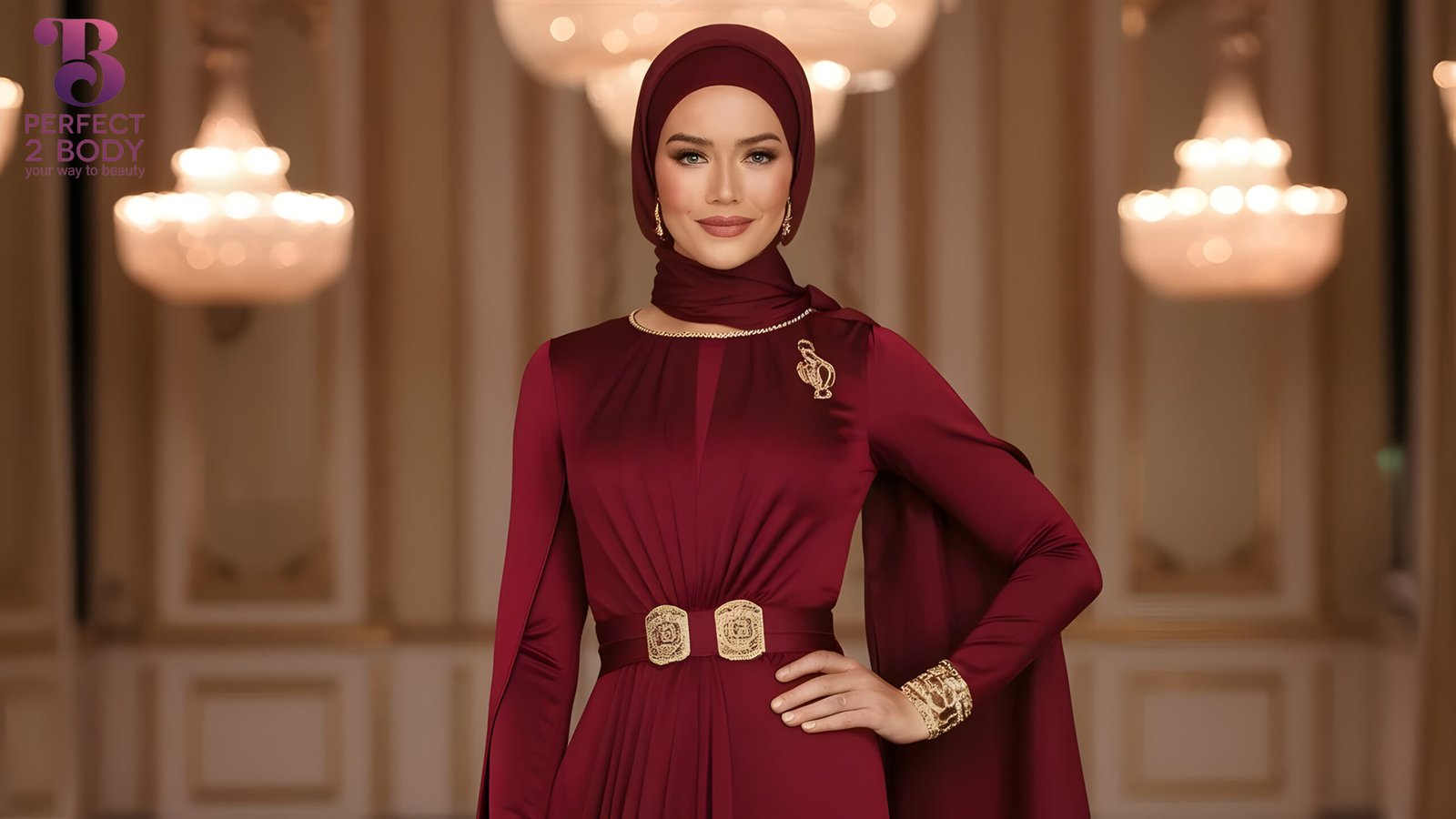 تنسيق اللون النبيتي في الملابس للمحجبات